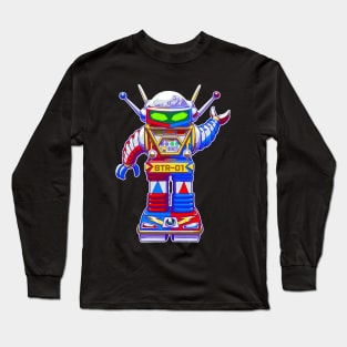 Big Tin Robot Mascot BTR-01 Long Sleeve T-Shirt